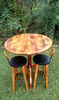 Conjunto Bistrô com 4 banquetas
